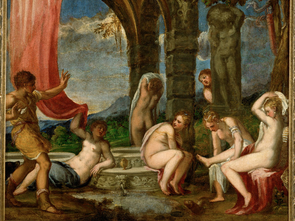 Andrea Schiavone, Diana e Atteone, 1559 ca. Olio su tela, cm 111 x 115. Vienna, Kunsthistorisches Museum Gemäldegalerie © Kunshistorisches Museum Vienna
