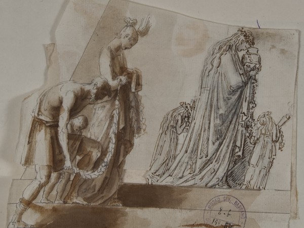 Antonio Canova. Figure di sinistra del Monumento a Maria Cristina d'Austria