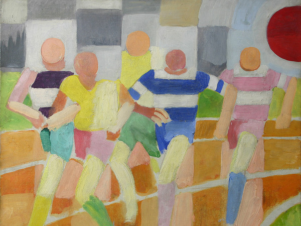 The Runners About 1924 Robert Delaunay (1885–1941) Oil paint on canvas, National Museum of Serbia