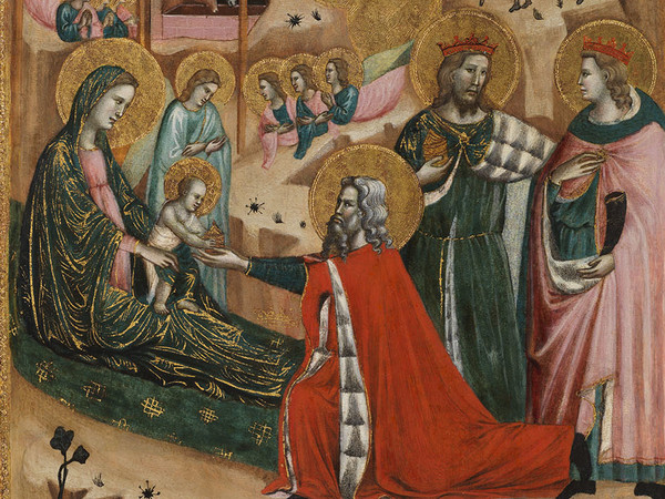Giovanni Baronzio, La Natività e l'Adorazione dei Magi, Secondo quarto del XIV secolo, Tempera su pannello, 27.8 x 45.5 × cm | © The Samuel Courtauld Trust, The Courtauld Gallery, London