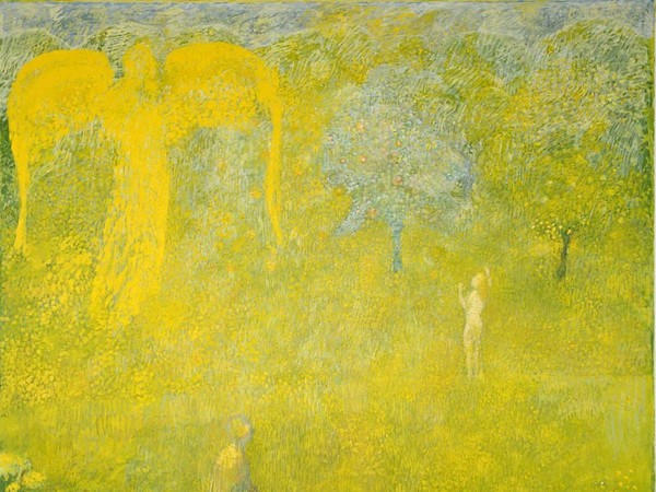 Cuno Amiet, Paradiso (Paradies), 1958, Olio su tela, 182 x 192 cm, Kunstmuseum Bern (opera in prestito)