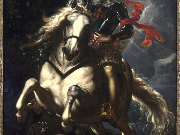 Peter Paul Rubens, Ritratto equestre di Giovan Carlo Doria, 1606, olio su tela, cm. 265x188. Galleria Nazionale di Palazzo Spinola , Genova