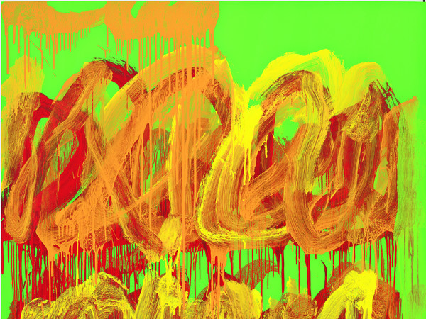 Cy Twombly, Untitled (Camino Real V), 2011. Acrilico su legno, 252,5 x 187,2 cm. © Cy Twombly Foundation