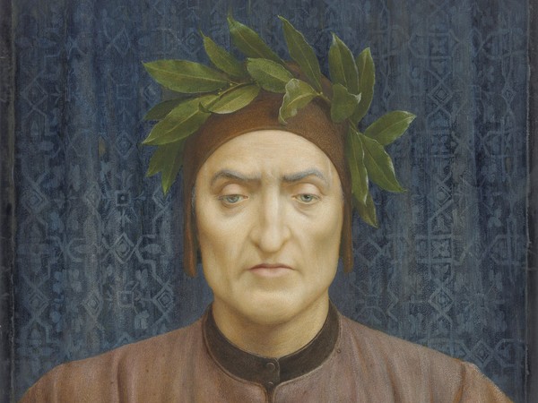 Henry James Holiday (Londra, 1839 - 1927), Dante Alighieri, 1875 circa, Matita, acquerello e gomma arabica su carta, 63.5 x 49.5 cm, Collezione privata c/o Christie’s