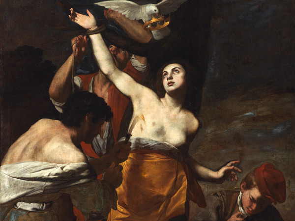 Massimo Stanzione (Frattamaggiore o Orta di Atella, 1585 - Napoli, 1656), Martirio di Sant’Agata, 1618-1620 circa, Olio su tela, 150 x 2014 cm, Napoli, Museo e Real Bosco di Capodimonte Su concessione del Ministero per i Beni e le Attività Culturali / Polo Museale della Campania | Foto: Fabio Speranza
