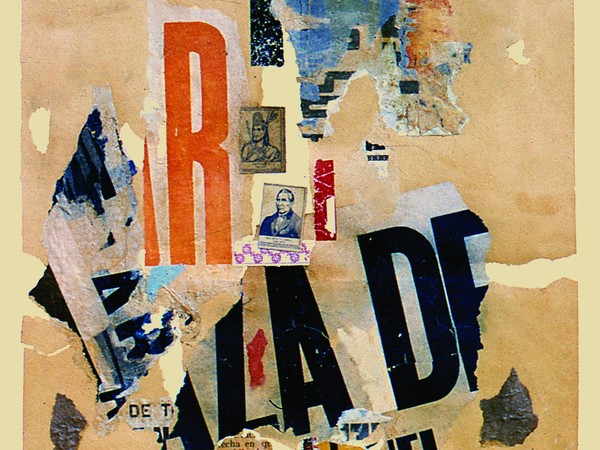 Charles Pollock, Omaggio al Messico, 1955 c. Collage. © Charles Pollock Archives