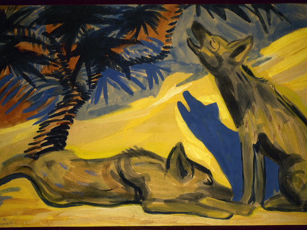 Martiros Sar’jan (Nachi?evan sul Don 1881-Erevan 1972), Iene, 1909, tempera, grafite, gouache su cartone; cm 67,5 x 99. San Pietroburgo, Museo Statale Russo