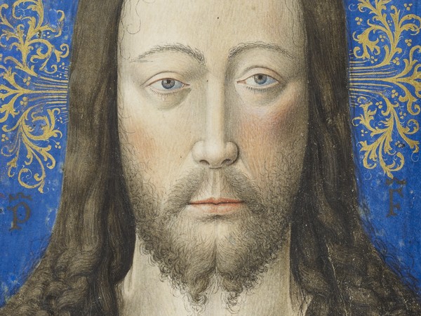 Maître de Jean Chevrot (Bruges, Attivo tra il 1440 e il 1450), Vera Icon, 1450 circa, Tempera sur velina, 159 x 110 mm, The Morgan Library & Museum, New York