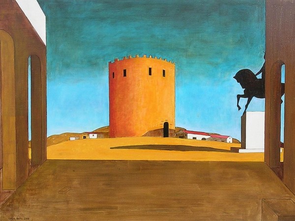 Giorgio De Chirico, Torre rossa (1913).
