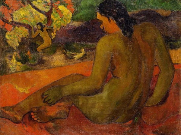Paul Gauguin, Donna di Tahiti, 1898, olio su tela, cm 72,5x93,5. Copenhagen, Ordrupgaard
