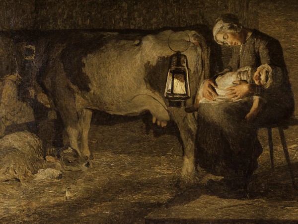 Giovanni Segantini, Le due madri, Olio su tela, 1889, Galleria d’Arte Moderna, Milano | Courtesy of Palazzo dei Priori, Fermo