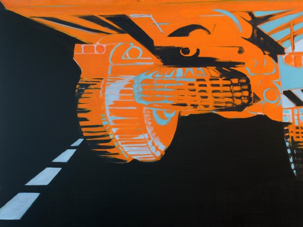 Titina Maselli, Camion, 1960-65, Olio su tela, 250 x 200 cm, MACRO Museo d'Arte Contemporanea Roma