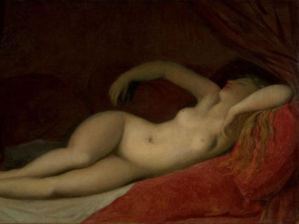 Jean Auguste Dominique Ingres, Dormeuse,1820 circa, Olio su tela,  47.6 x 29.8 cm, Londra Victoria and Albert Museum