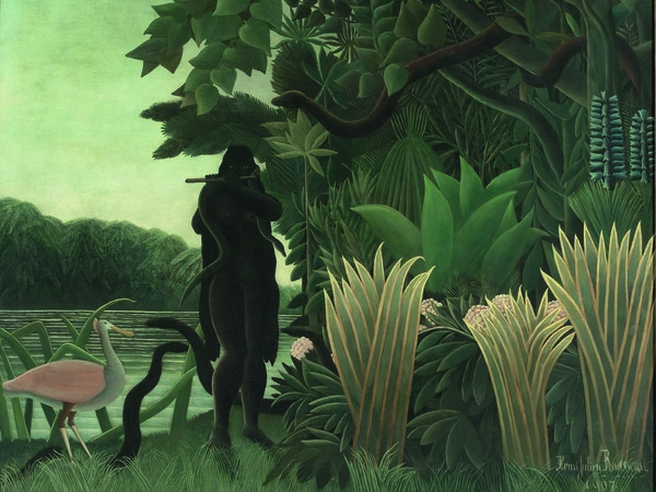 Henri Rousseau, La Charmeuse de serpents/ L’Incantatrice di serpenti, 1907. Olio su tela, cm 167 x 189,5. Parigi, Musée d'Orsay. © RMN‐Grand Palais (Musée d’Orsay)/Hervé Lewandowski