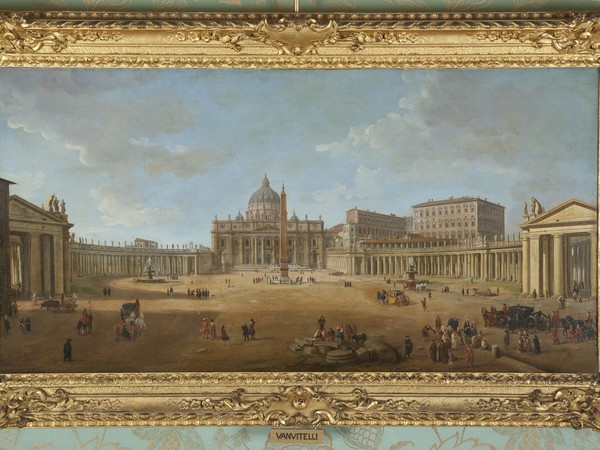 G. van Wittel, Basilica e Piazza San Pietro, XVII secolo. Olio su tela, 74x127 cm. Norfolk, Holkham Hall