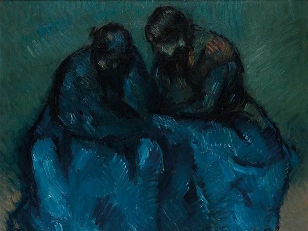 Isidre Nonell, Due gitane, 1906. Olio su tela, cm 46,5 x 54. Barcellona, Colección “El Conventet”