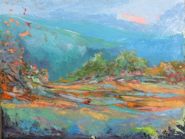 Paolo Salvati, Sogno di primavera, 1974. Olio su tela, cm 60 x 70