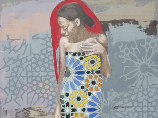 Tarik Berber, Erotica Magnifica 4. Oil on canvas, cm 120x140, London 2015