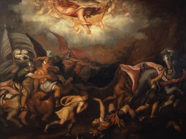 Andrea Schiavone, Conversione di San Paolo, 1500. Olio su tela, cm 224 x 294. Venezia, Fondazione Querini Stampalia, ONLUS