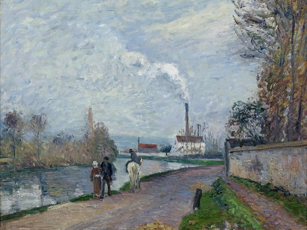 Camille Pissarro, L’Oise à Pontoise, 1876, olio su tela 53,5 x 64 cm. Museum Boijmans Van Beuningen, Rotterdam Creditline 